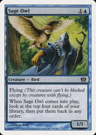Sage Owl [Eighth Edition] | Tabernacle Games