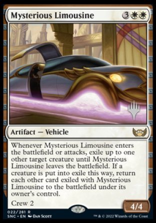 Mysterious Limousine (Promo Pack) [Streets of New Capenna Promos] | Tabernacle Games