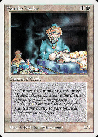 Samite Healer [Summer Magic / Edgar] | Tabernacle Games