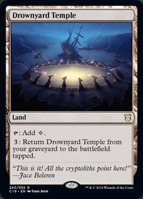 Drownyard Temple [Commander 2019] | Tabernacle Games