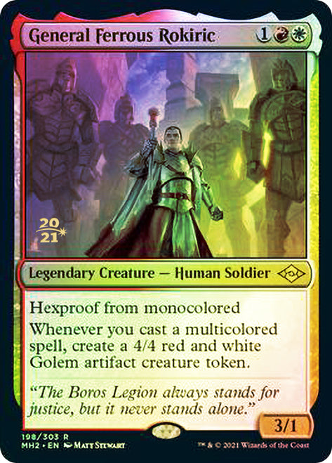 General Ferrous Rokiric [Modern Horizons 2 Prerelease Promos] | Tabernacle Games