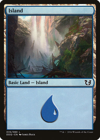 Island (35) [Duel Decks: Blessed vs. Cursed] | Tabernacle Games