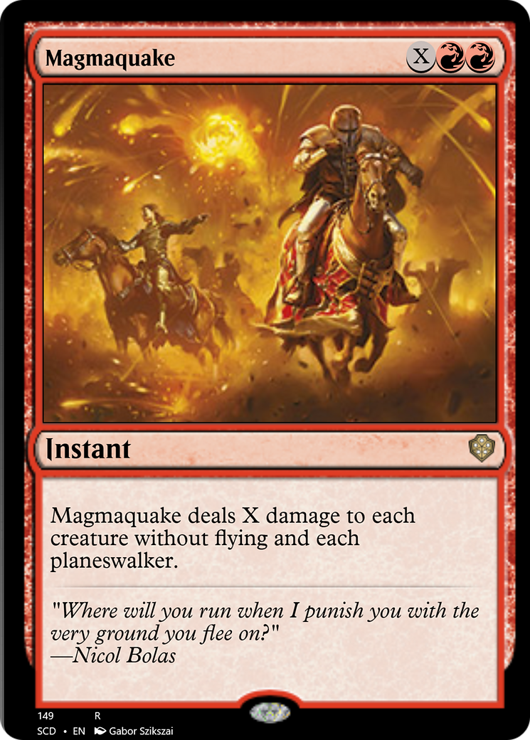 Magmaquake [Starter Commander Decks] | Tabernacle Games