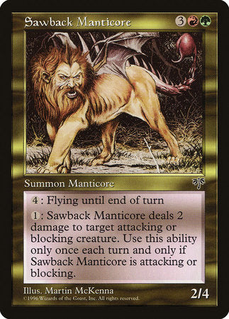 Sawback Manticore [Mirage] | Tabernacle Games