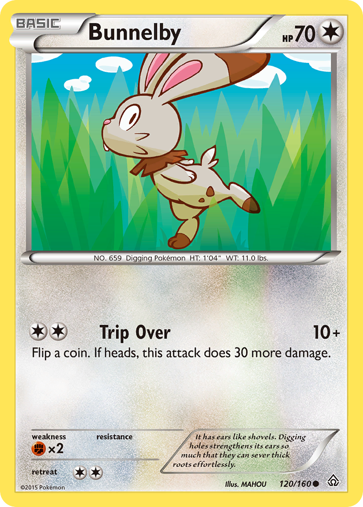 Bunnelby (120/160) [XY: Primal Clash] | Tabernacle Games
