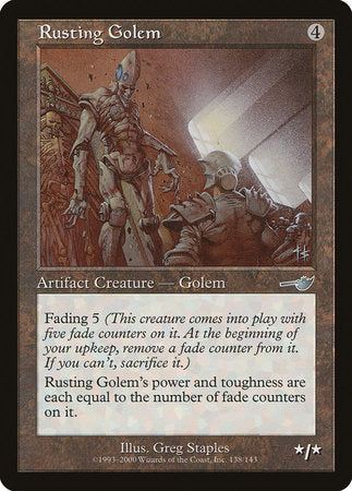 Rusting Golem [Nemesis] | Tabernacle Games