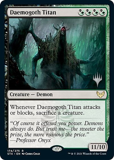 Daemogoth Titan (Promo Pack) [Strixhaven: School of Mages Promos] | Tabernacle Games