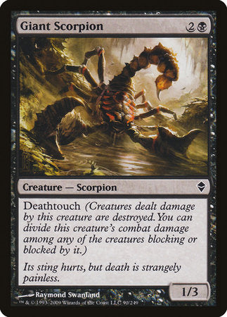 Giant Scorpion [Zendikar] | Tabernacle Games