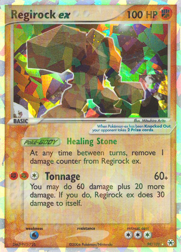 Regirock ex (98/101) [EX: Hidden Legends] | Tabernacle Games