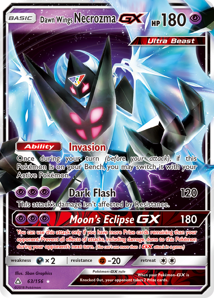 Dawn Wings Necrozma GX (63/156) [Sun & Moon: Ultra Prism] | Tabernacle Games