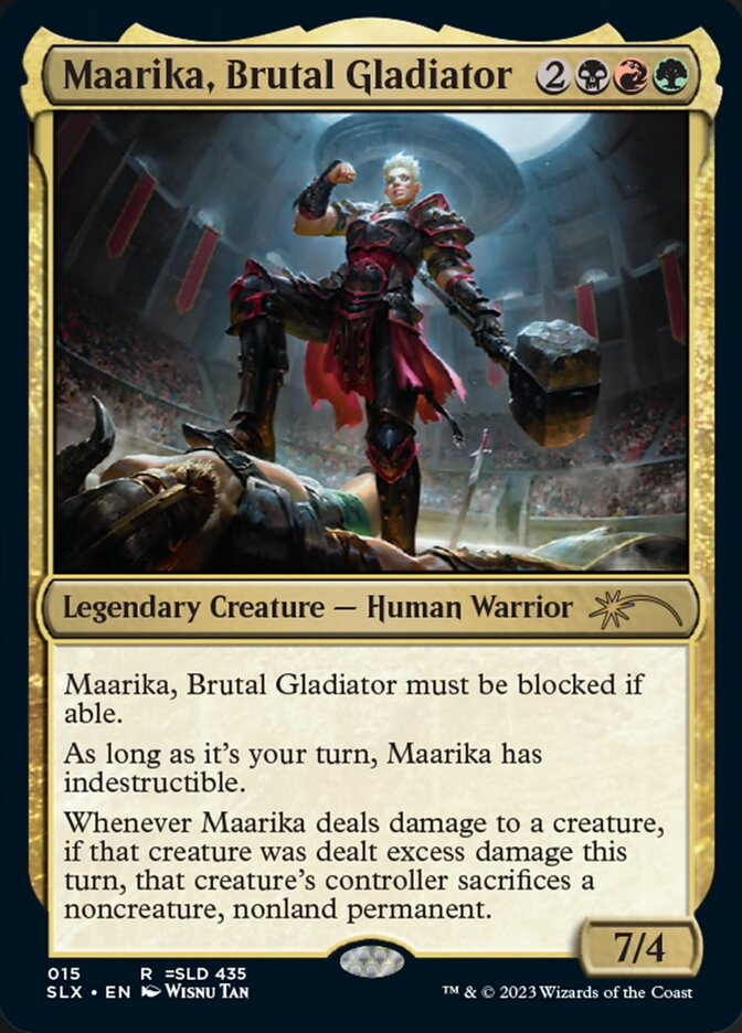 Maarika, Brutal Gladiator [Secret Lair: Universes Within] | Tabernacle Games