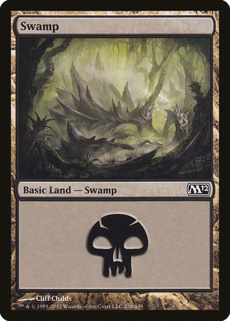 Swamp (238) [Magic 2012] | Tabernacle Games