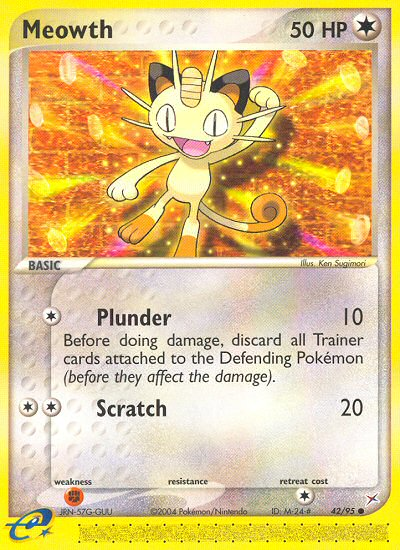 Meowth (42/95) [EX: Team Magma vs Team Aqua] | Tabernacle Games