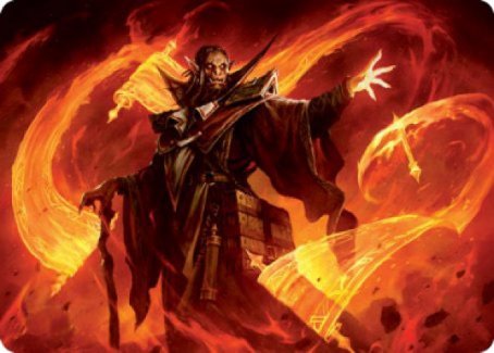 Plargg, Dean of Chaos Art Card [Strixhaven: School of Mages Art Series] | Tabernacle Games