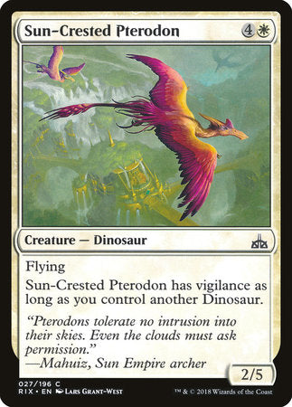 Sun-Crested Pterodon [Rivals of Ixalan] | Tabernacle Games