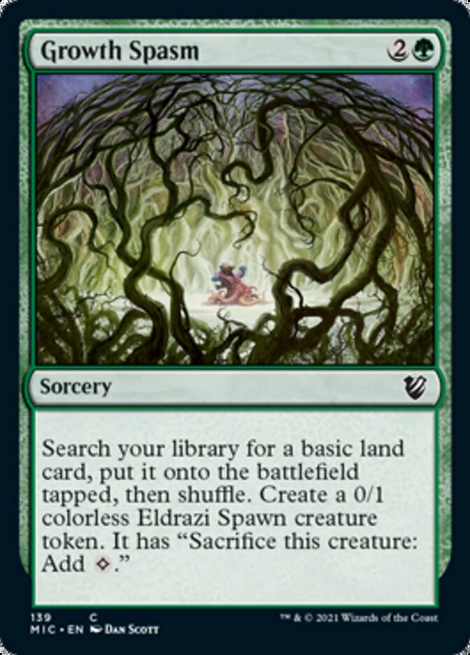 Growth Spasm [Innistrad: Midnight Hunt Commander] | Tabernacle Games