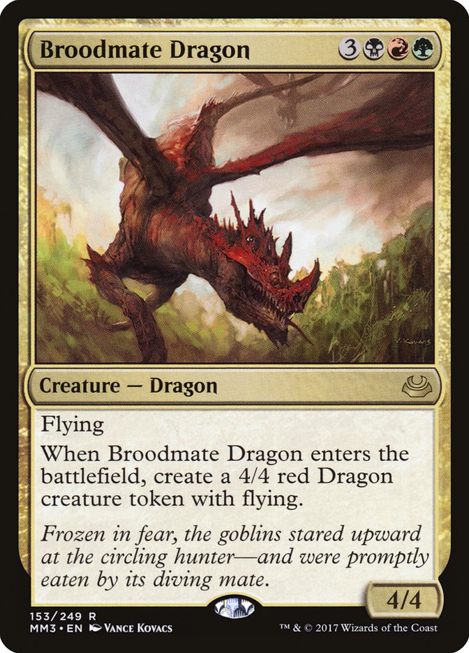 Broodmate Dragon [Modern Masters 2017] | Tabernacle Games