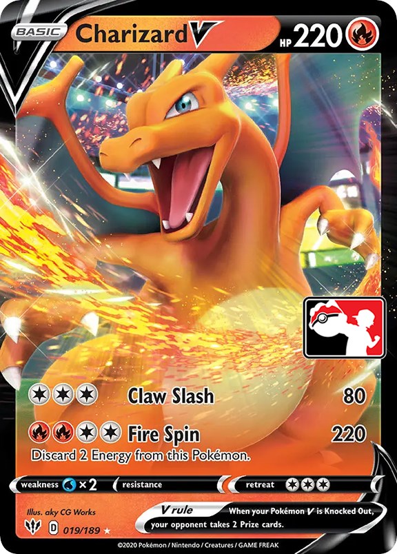 Charizard V (019/189) [Prize Pack Series One] | Tabernacle Games
