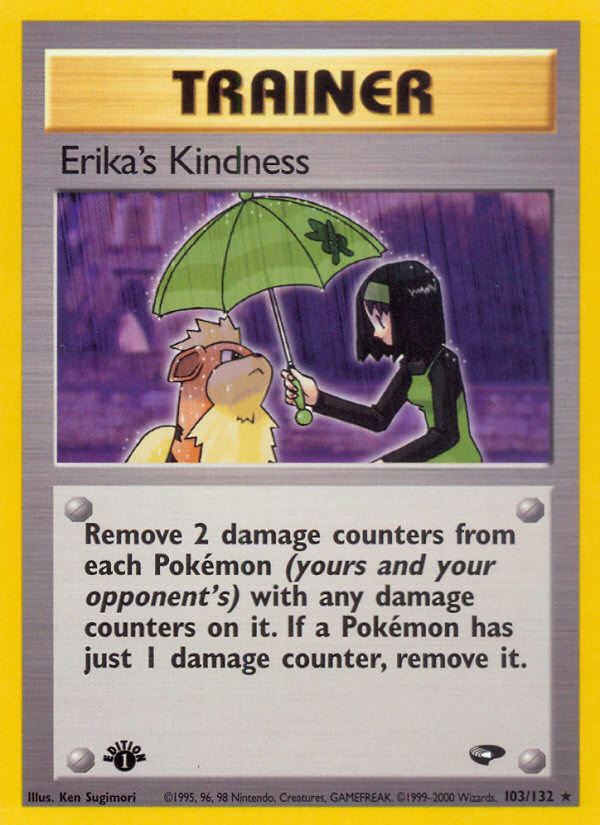 Erika's Kindness (103/132) [Gym Challenge 1st Edition] | Tabernacle Games
