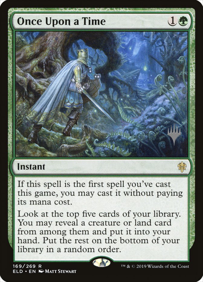 Once Upon a Time (Promo Pack) [Throne of Eldraine Promos] | Tabernacle Games