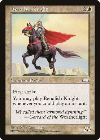 Benalish Knight [Weatherlight] | Tabernacle Games