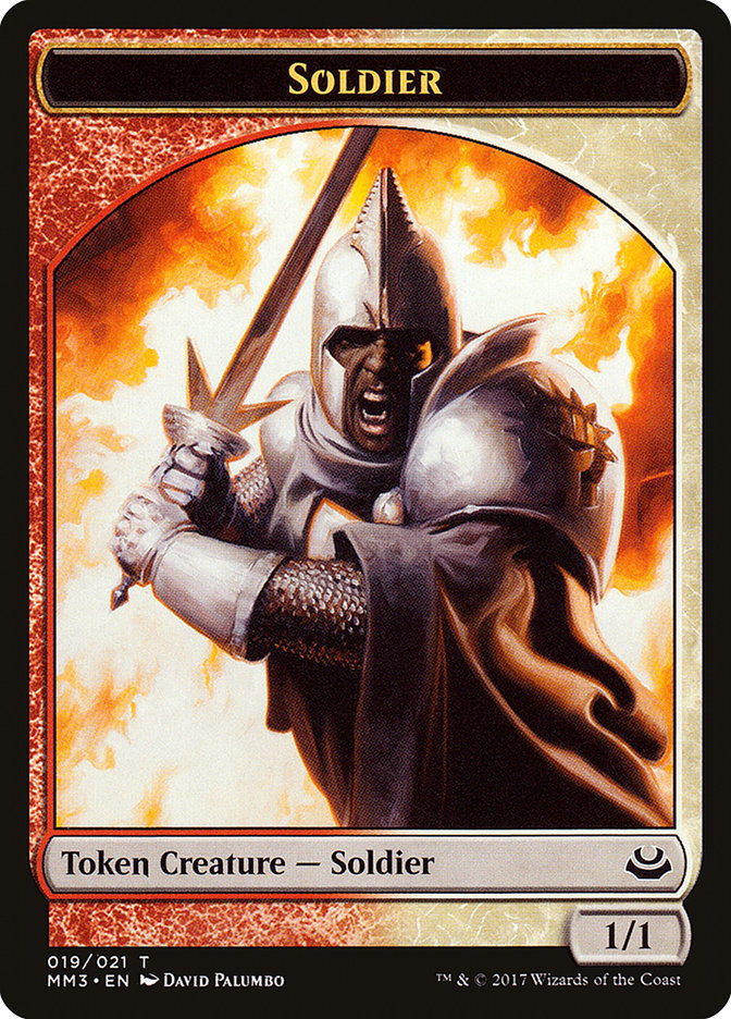 Soldier (019/021) [Modern Masters 2017 Tokens] | Tabernacle Games