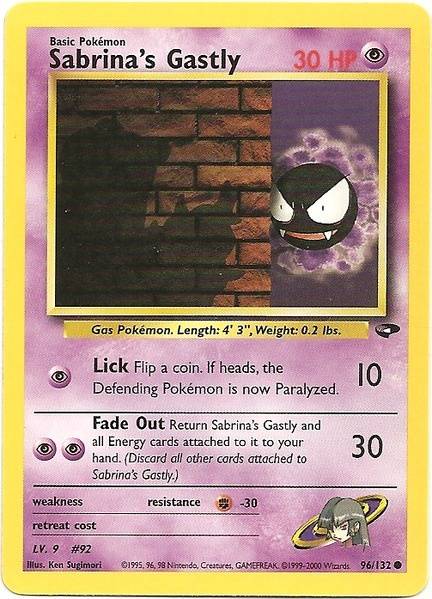 Sabrina's Gastly (96/132) [Gym Challenge Unlimited] | Tabernacle Games