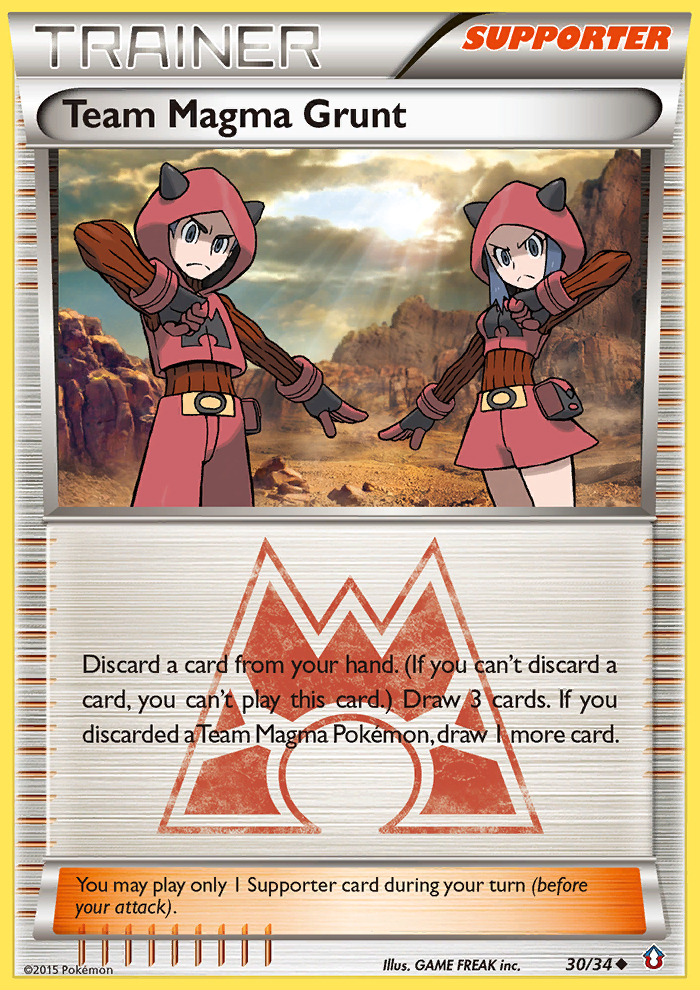 Team Magma Grunt (30/34) [XY: Double Crisis] | Tabernacle Games