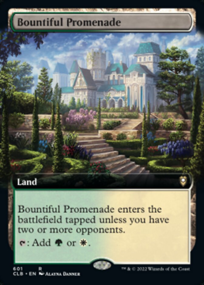 Bountiful Promenade (Extended Art) [Commander Legends: Battle for Baldur's Gate] | Tabernacle Games