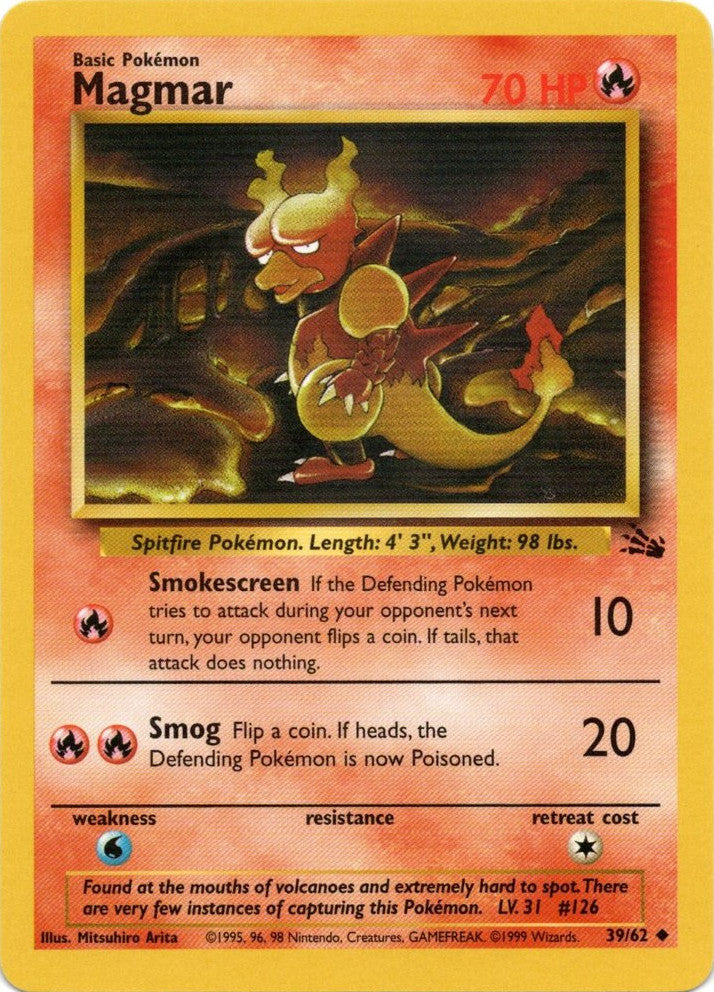 Magmar (39/62) [Fossil Unlimited] | Tabernacle Games