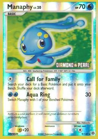 Manaphy (9/130) [Burger King Promos: 2008 Collection] | Tabernacle Games