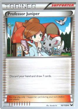 Professor Juniper (98/108) (Terraki-Mewtwo - Shuto Itagaki) [World Championships 2012] | Tabernacle Games