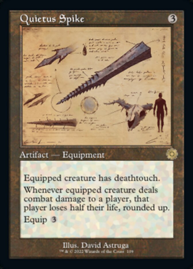 Quietus Spike (Retro Schematic) [The Brothers' War Retro Artifacts] | Tabernacle Games