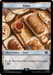 Smaug // Food (0022) Double-Sided Token (Surge Foil) [The Lord of the Rings: Tales of Middle-Earth Tokens] | Tabernacle Games