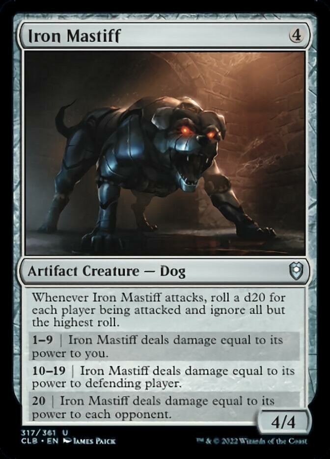 Iron Mastiff [Commander Legends: Battle for Baldur's Gate] | Tabernacle Games