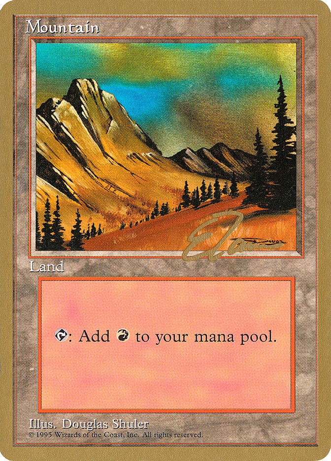 Mountain (et375) (Eric Tam) [Pro Tour Collector Set] | Tabernacle Games