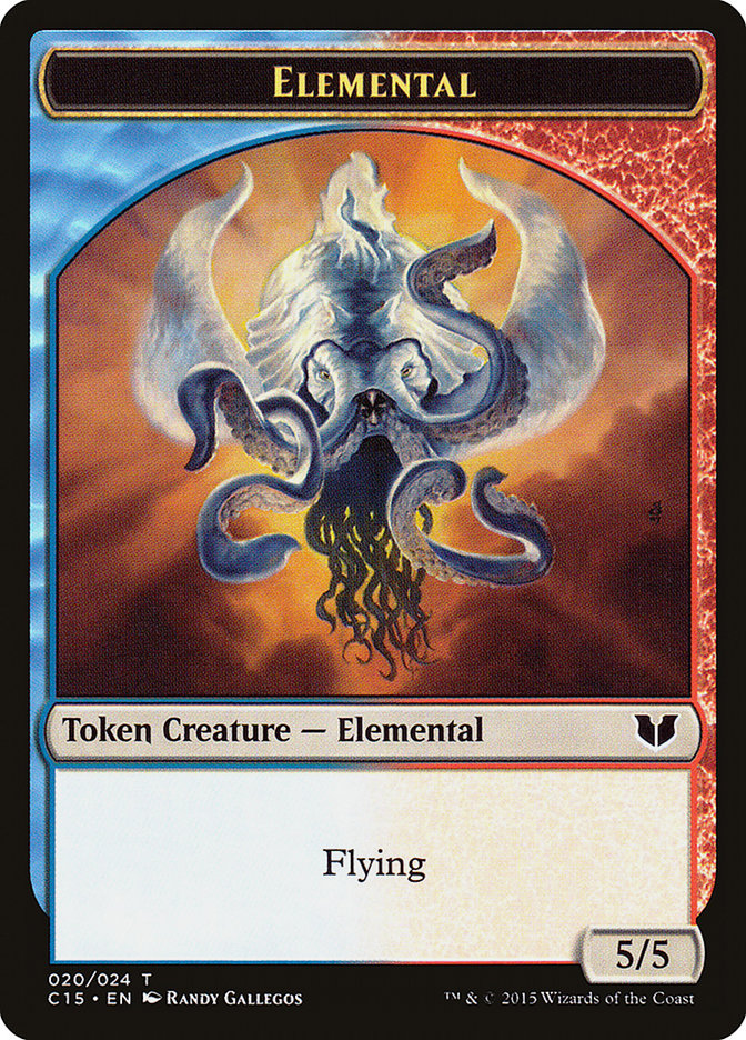 Elemental Token [Commander 2015 Tokens] | Tabernacle Games
