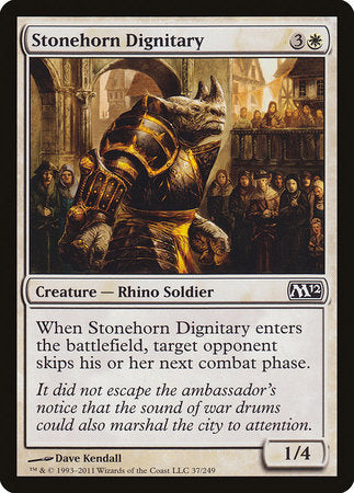 Stonehorn Dignitary [Magic 2012] | Tabernacle Games