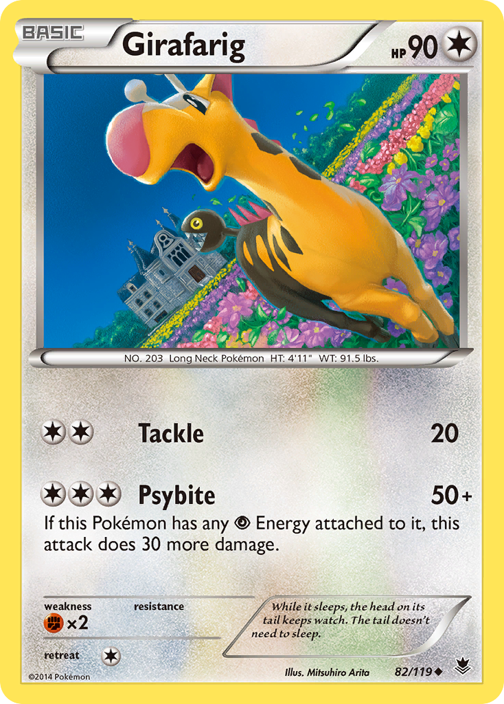 Girafarig (82/119) [XY: Phantom Forces] | Tabernacle Games