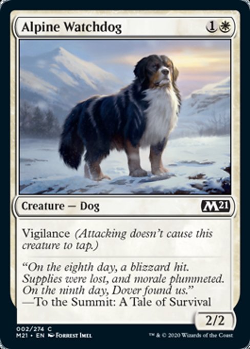 Alpine Watchdog [Core Set 2021] | Tabernacle Games