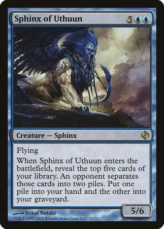 Sphinx of Uthuun [Duel Decks: Venser vs. Koth] | Tabernacle Games