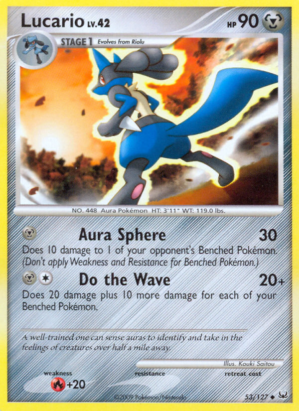 Lucario (53/127) [Platinum: Base Set] | Tabernacle Games