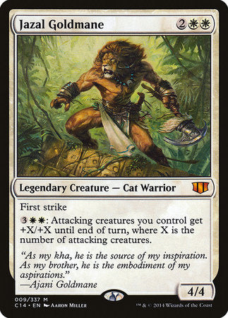 Jazal Goldmane [Commander 2014] | Tabernacle Games