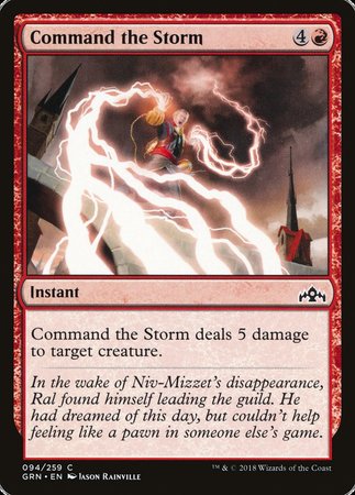 Command the Storm [Guilds of Ravnica] | Tabernacle Games