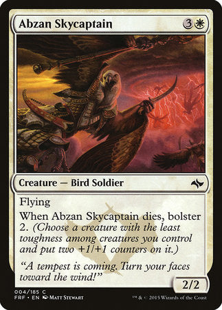 Abzan Skycaptain [Fate Reforged] | Tabernacle Games
