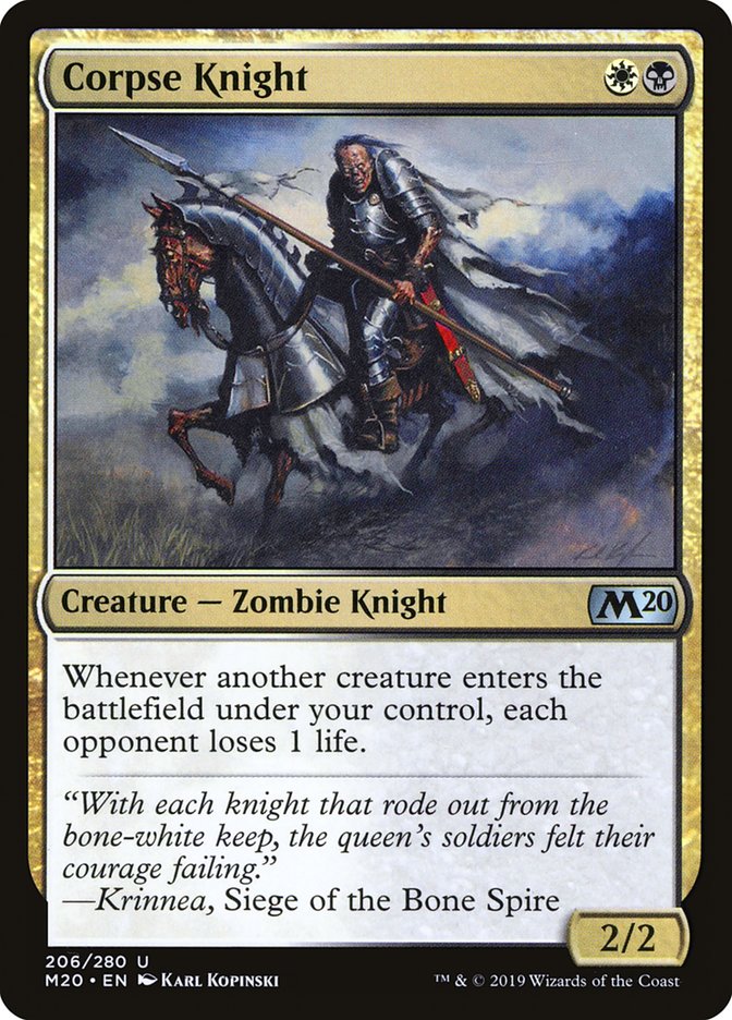 Corpse Knight [Core Set 2020] | Tabernacle Games