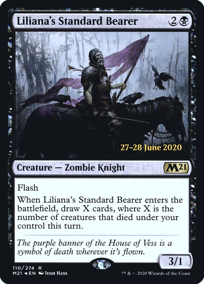 Liliana's Standard Bearer  [Core Set 2021 Prerelease Promos] | Tabernacle Games