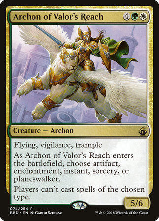 Archon of Valor's Reach [Battlebond] | Tabernacle Games