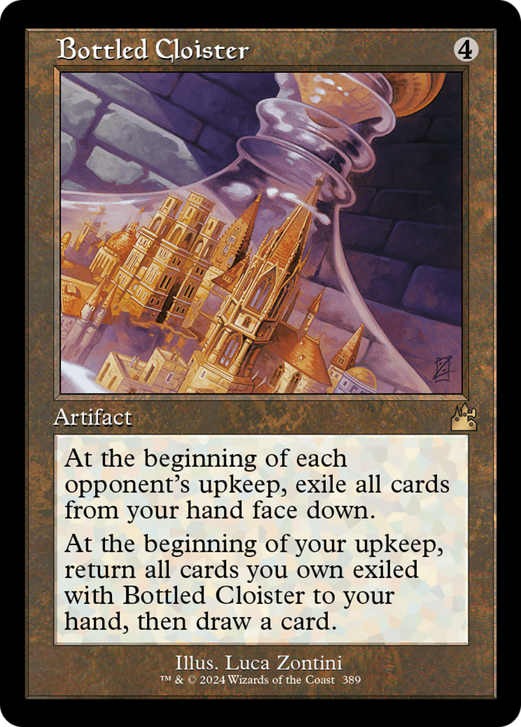 Bottled Cloister (Retro Frame) [Ravnica Remastered] | Tabernacle Games