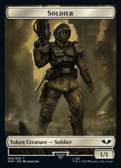 Soldier (002) // Space Marine Devastator Double-sided Token (Surge Foil) [Universes Beyond: Warhammer 40,000 Tokens] | Tabernacle Games